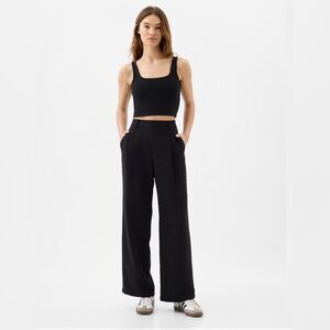 Women's Black Wide-Leg Pants